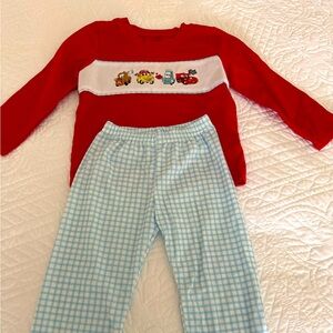 Disney Pixar Cars Long Sleeve Heart Valentines Tee Set NIB